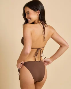 Bikinis*Topanga Ella Tie Side Bikini Bottom Brunette