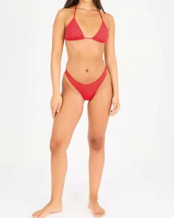 Bikinis*Topanga Ella Triangle Bikini Top Fire Red