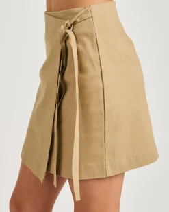 Bottoms*Ava And Ever Ellaria Skirt Latte