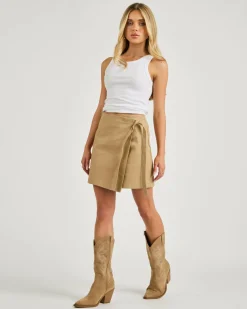 Bottoms*Ava And Ever Ellaria Skirt Latte