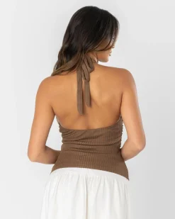 Sale Elle Cabo Halter Top Women Tops