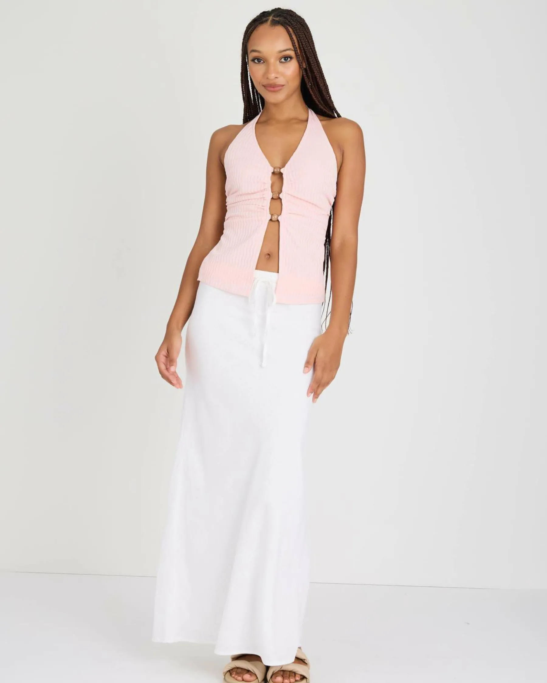 Discount Elle Cabo Halter Top Women Tops