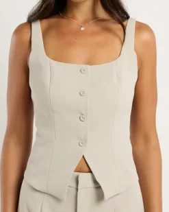 Best Elle Vest Women Tops