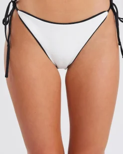 Bikinis*Kaiami Ellen Tie Side Bikini Bottom Creamy