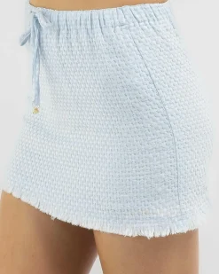 Bottoms*Mooloola Ellie Skirt Blue Check