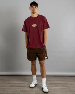 Tops & T-Shirts*Rhythm Ellipse Sun T-Shirt Merlot