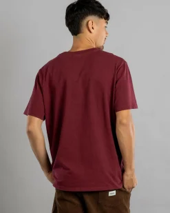 Tops & T-Shirts*Rhythm Ellipse Sun T-Shirt Merlot