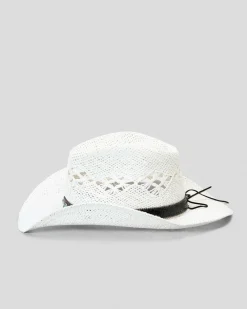 Headwear*Mooloola Ellison Cowgirl Hat White