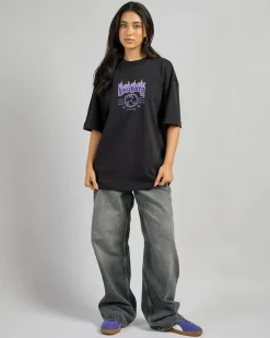 Tops*Kiss Chacey Ember Street T-Shirt Jet Black