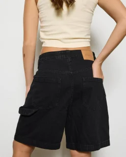 Hot Emilie - Denim Workwear Short Women Denim|Bottoms