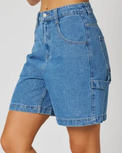 Clearance Emilie Workwear Short Women Denim|Bottoms