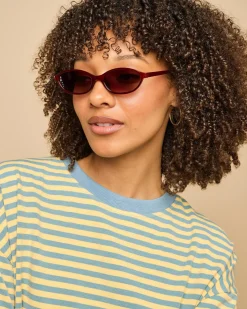 Sunglasses*Indie Eyewear Emma Sunglasses Cherry/gd Brn