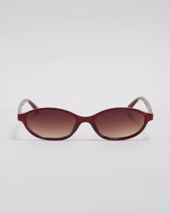 Sunglasses*Indie Eyewear Emma Sunglasses Cherry/gd Brn