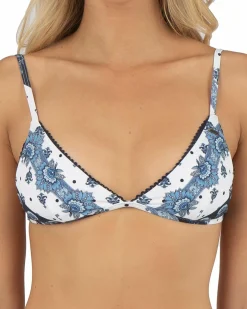 Bikinis*O'Neill Empress Bikini Top Nbd Navy Border