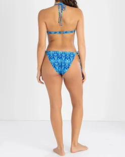 Bikinis*Topanga Enchanted Cheeky Tie Bikini Bottom Blue