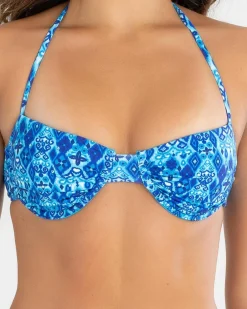 Bikinis*Topanga Enchanted Underwire Bikini Top Blue