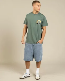 Tops & T-Shirts*Jacks Endless Summer T-Shirt Green