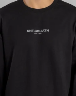 Hoodies & Sweatshirts*St. Goliath Endless Sweatshirt Washed Black
