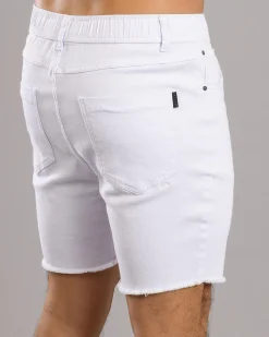 Denim|Shorts & Bottoms*Skylark Ensnare Elastic Waist Shorts Optic White
