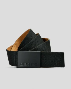 Belts*Dexter Entice Web Belt Black/brown
