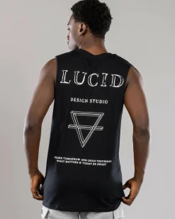 Tops & T-Shirts*Lucid Envelop Muscle Tank Black