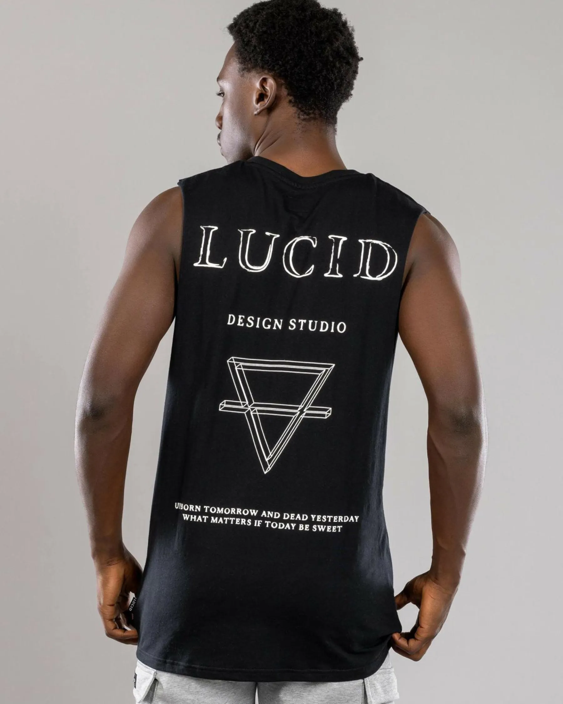 Tops & T-Shirts*Lucid Envelop Muscle Tank Black