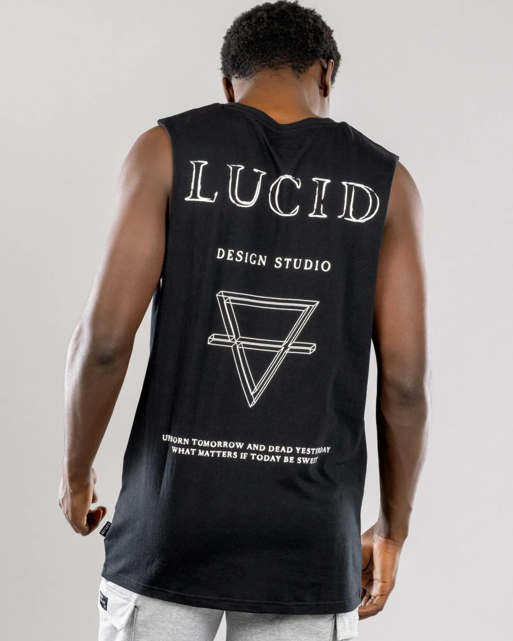 Tops & T-Shirts*Lucid Envelop Muscle Tank Black