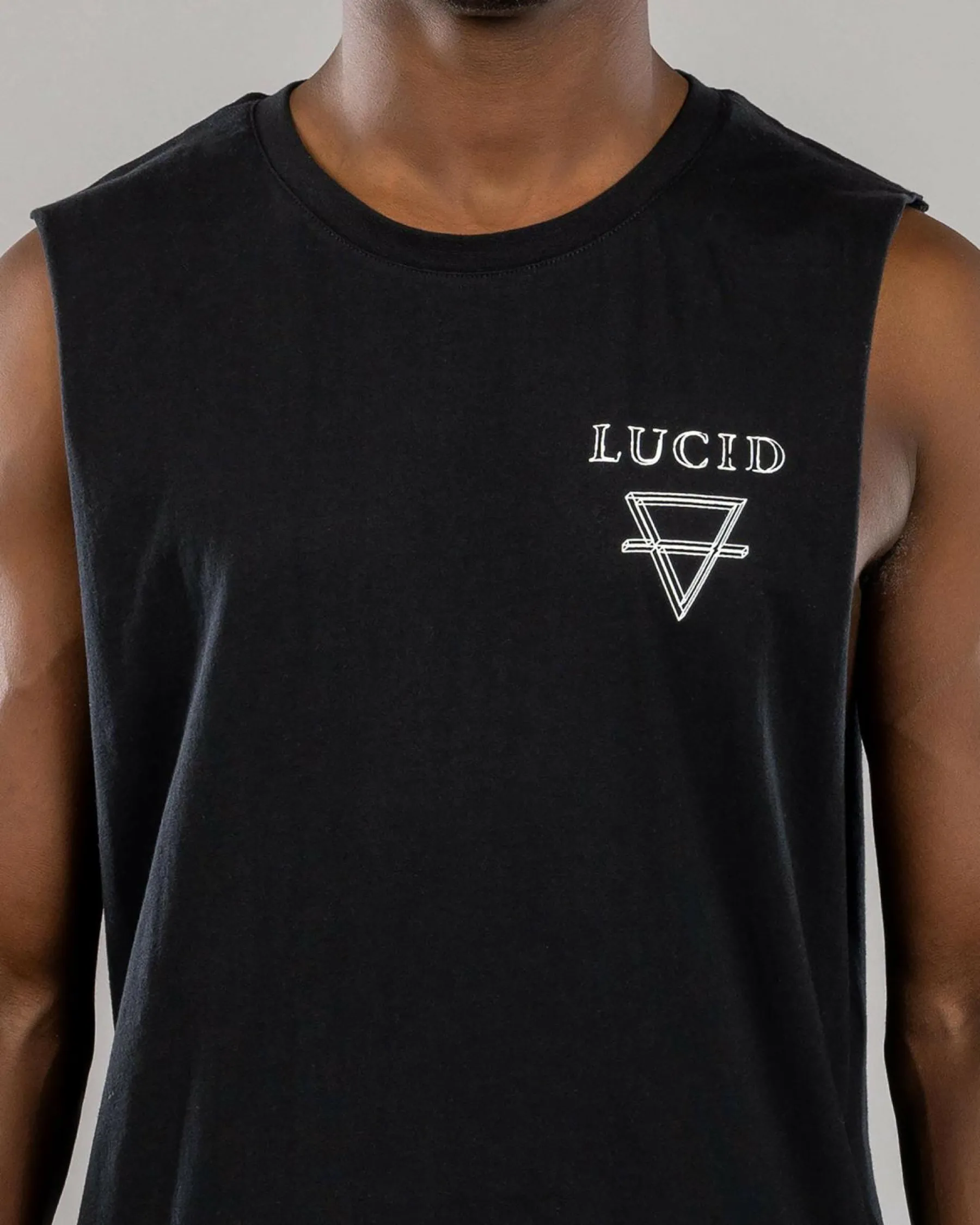 Tops & T-Shirts*Lucid Envelop Muscle Tank Black