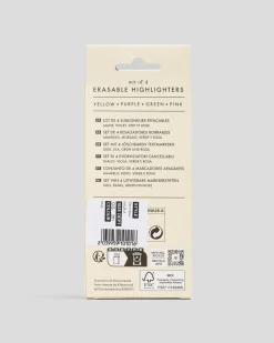 Gifts & Novelty|Pencil Cases & Stationery*Get It Now Erasable Highlighters Multi