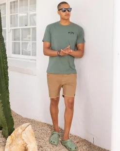 Shorts & Bottoms*Skylark Erase Drop Crotch Walk Shorts Dark Sand