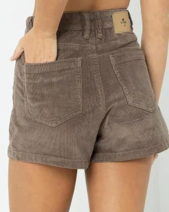 Bottoms*Thrills Erica Cord Short Fungi