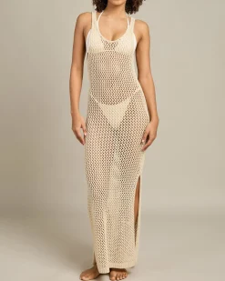 Sale Erin Crochet Cover Up Women Beach Covers & Overswim