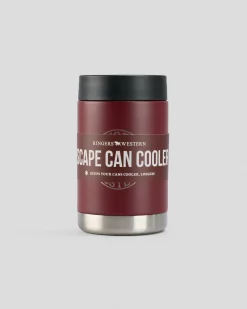 Gifts & Novelty*Ringers Western Escape Can Cooler Maroon