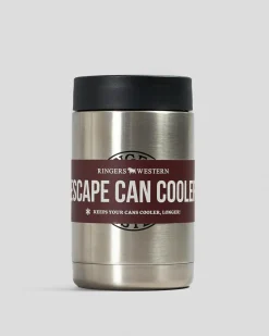 Gifts & Novelty*Ringers Western Escape Can Cooler Stainless Steel