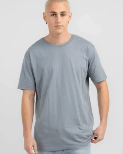 Tops & T-Shirts*Lucid Essential 2.0 T-Shirt Steel Blue