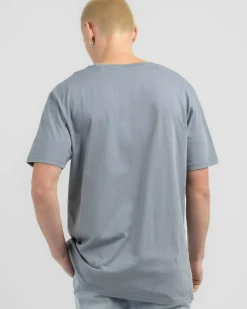 Tops & T-Shirts*Lucid Essential 2.0 T-Shirt Steel Blue