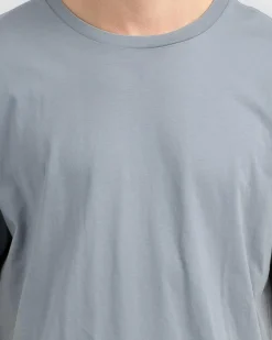 Tops & T-Shirts*Lucid Essential 2.0 T-Shirt Steel Blue