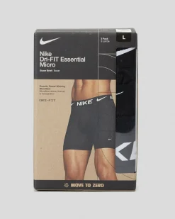 Clearance Essential Micro Boxer Briefs 3 Pack Underwear & Sleepwear