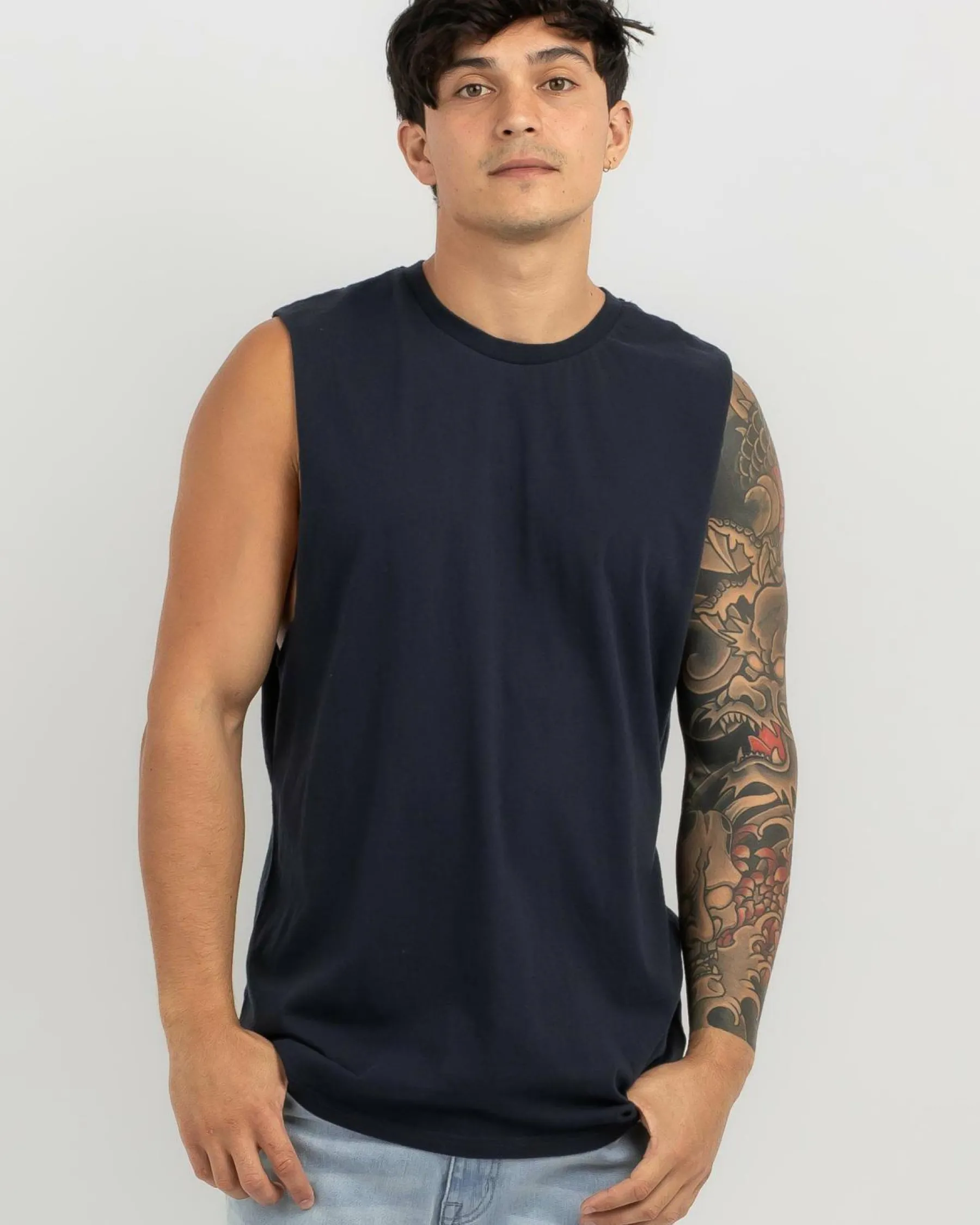 New Essential Muscle Tank Tops & T-Shirts