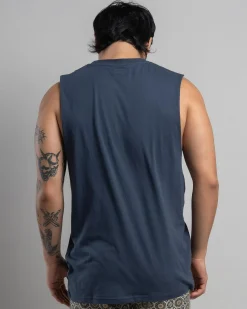 Tops & T-Shirts*Lucid Essential Muscle Tank Midnight Blue