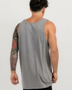 Tops & T-Shirts*Lucid Essential Singlet Grey Wash