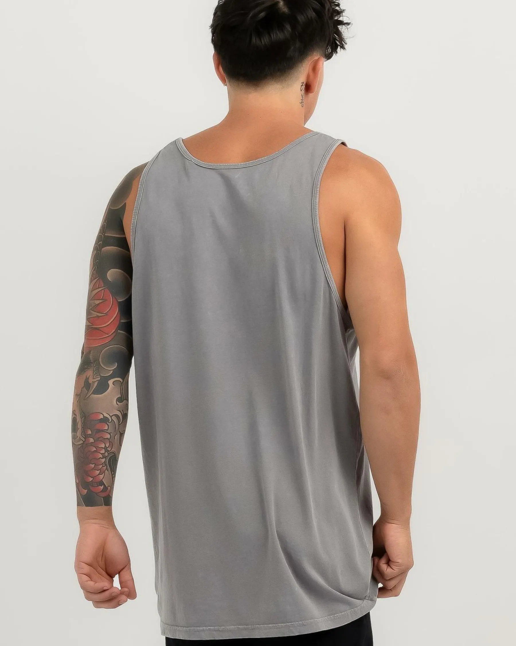 Tops & T-Shirts*Lucid Essential Singlet Grey Wash