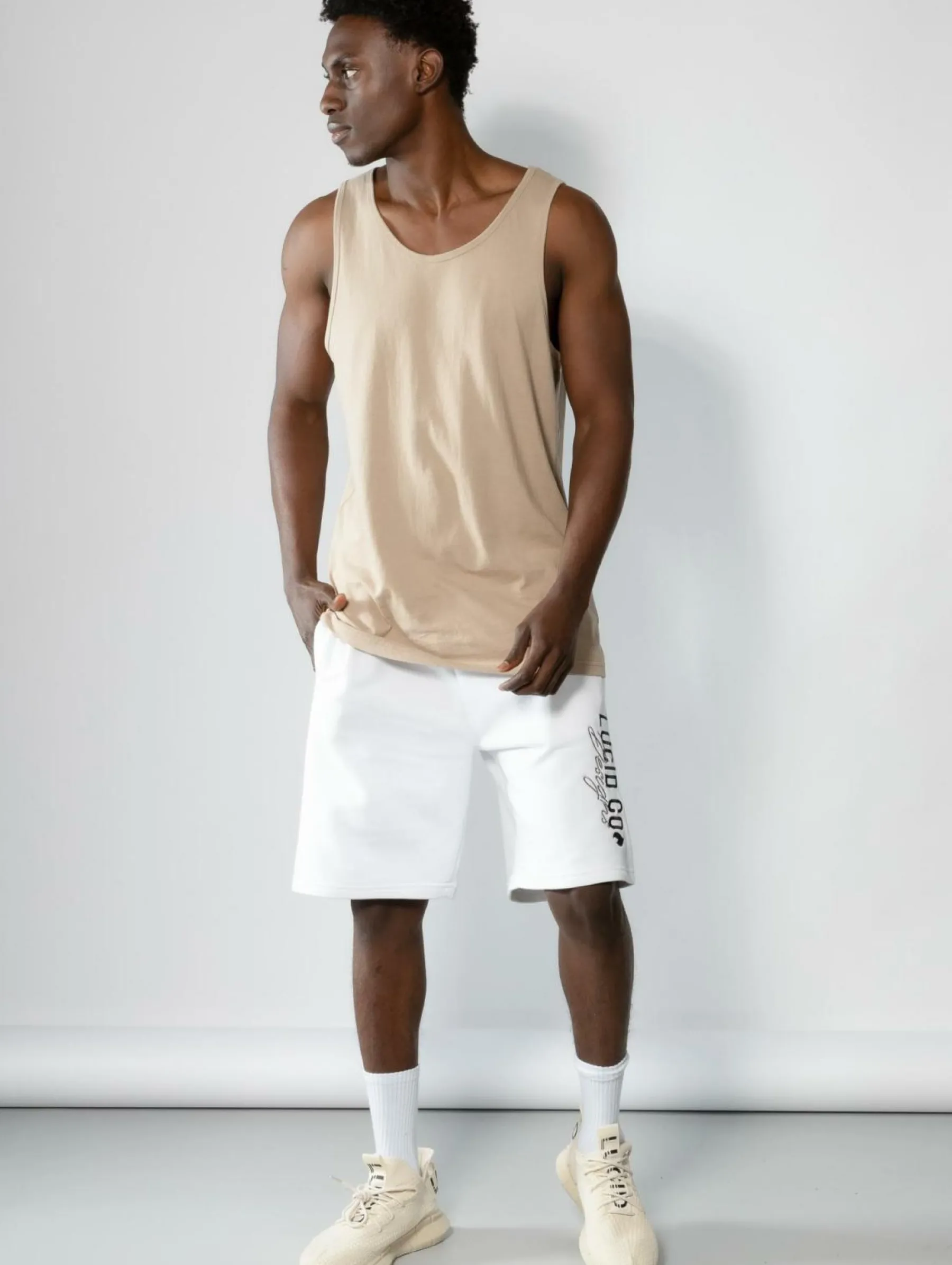 Tops & T-Shirts*Lucid Essential Singlet Sand