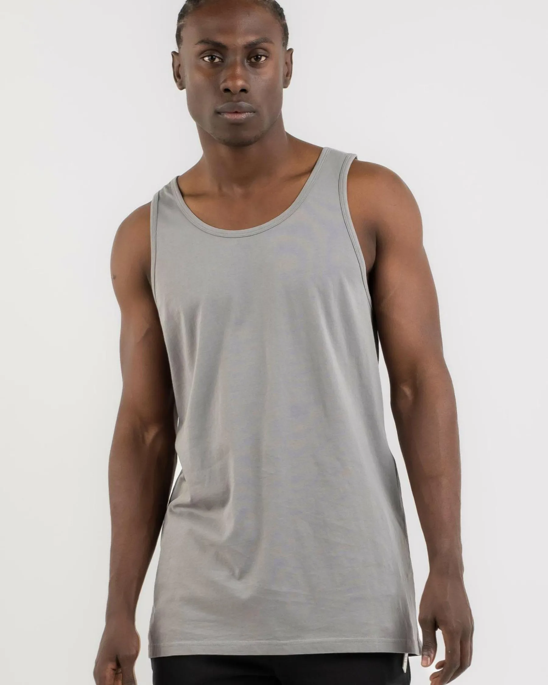 Tops & T-Shirts*Lucid Essential Singlet Grey