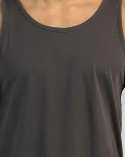 Tops & T-Shirts*Lucid Essential Singlet Charcoal