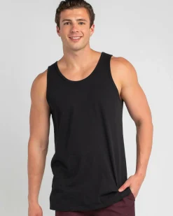 Tops & T-Shirts*Lucid Essential Singlet Black