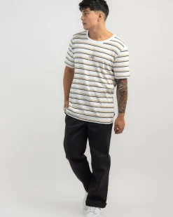 Tops & T-Shirts*Lucid Essential Stripe T-Shirt White