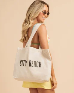 Bags*City Beach Essential Tote Bag Salt And Pepper