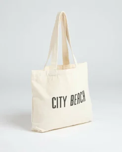 Bags*City Beach Essential Tote Bag Salt And Pepper