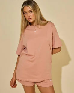 Tops*Nike Essential T-Shirt Rose Gold